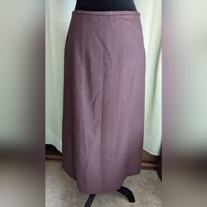Banana Republic Brown Narrow A-line Wool Skirt--Size 10